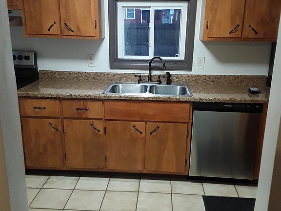 Looking into kitchen from dining room
