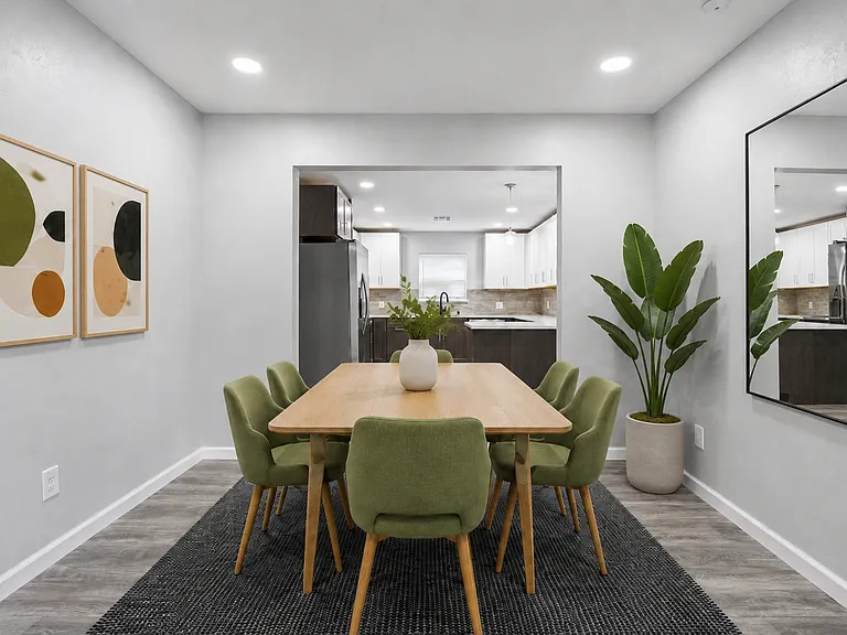 Dining room staged 1