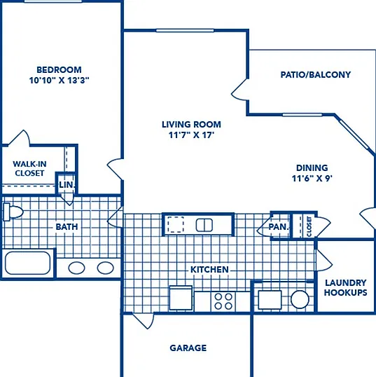1 Bedroom | 1 Bath | 910 SF 1 Bedroom | 1 Bath | 910 SF