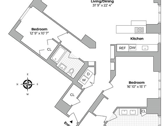 2nd image of 475 Greenwich St APT 3D