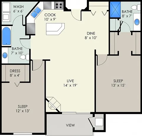 The Peterson | The Landmark at Hatchery Hill | Apartments in Fitchburg, WI The Peterson | The Landmark at Hatchery Hill | Apartments in Fitchburg, WI