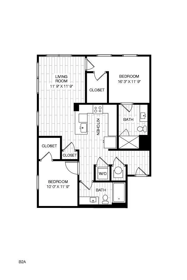 Floor plan B2A