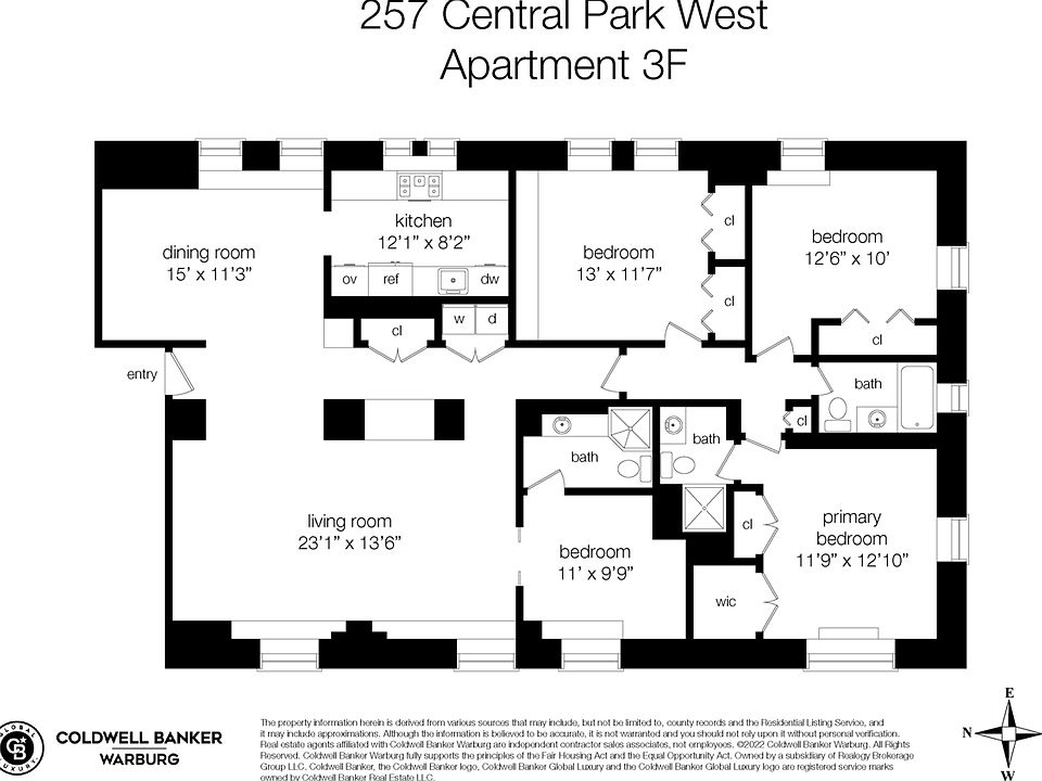 1st image of 257 Central Park W APT 3F