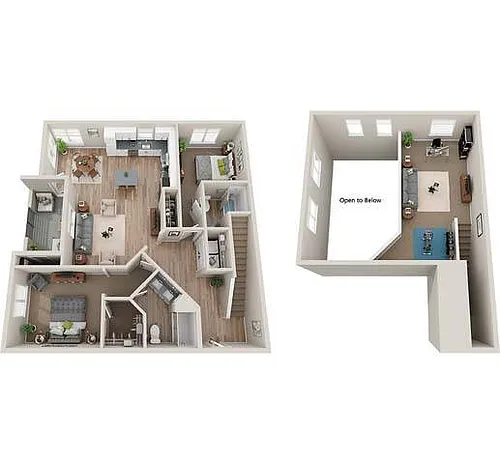 Floor plan Terrain (w/ Loft)