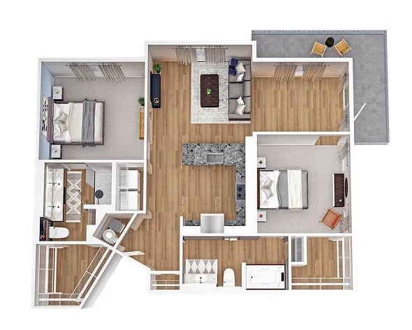 Floor plan B2