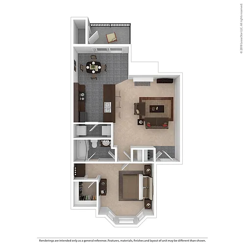 Floor plan A2 - Upstairs