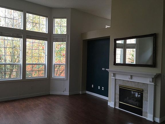 living room with fireplace