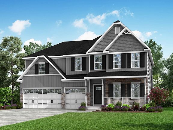 Elevation H Opt New England Partial Stone Front