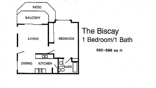 Floor plan The Biscay