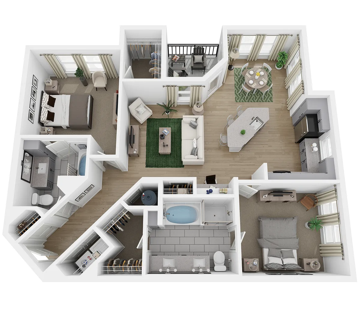 Floor plan B3