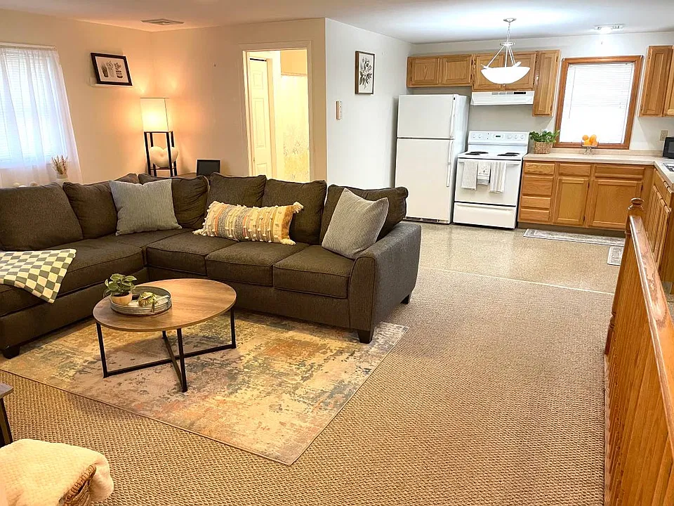 Open Concept Living Room and Kitchen