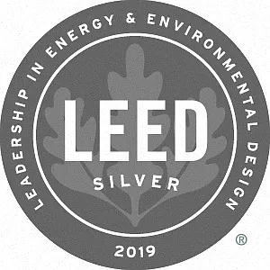 Sustainable living LEED Silver Certified Property