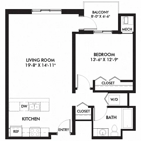 Floor plan Tower - Tamarack