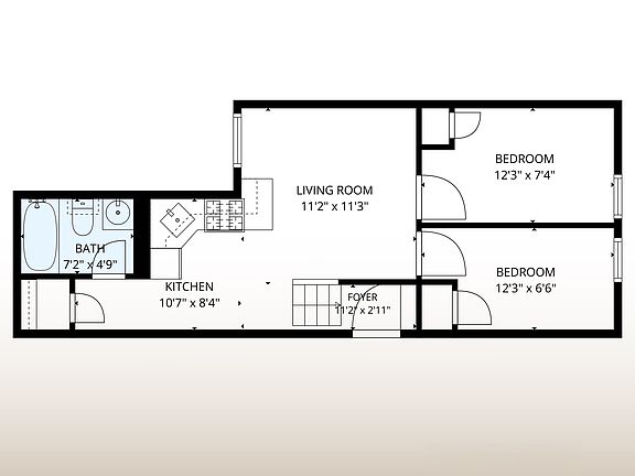 2nd image of 481 Montgomery St APT 1F