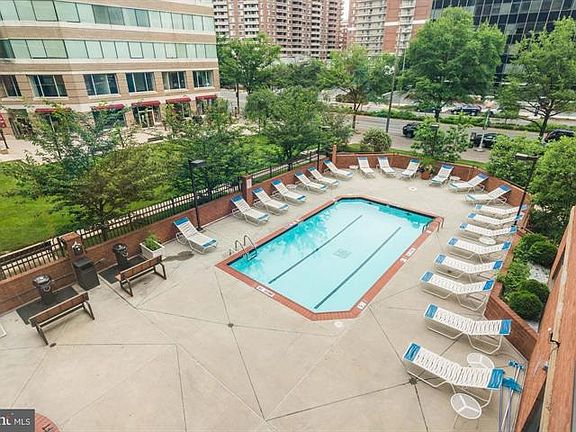 Unit overlooks the pool