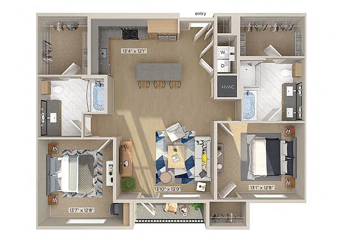 Floor plan B3