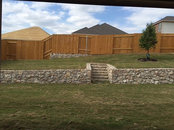Beautiful backyard