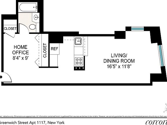 2nd image of 88 Greenwich St APT 1117