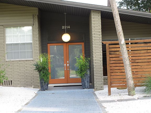 Mid century entrance
