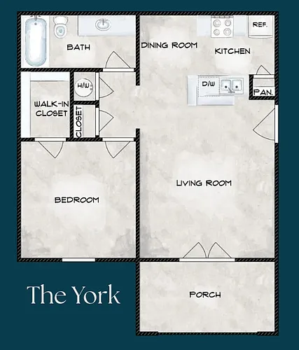 Floor plan The York