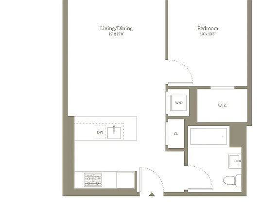 2nd image of 445 W 35th St APT 6B