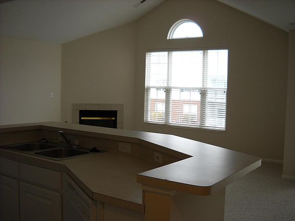 kitchen leading to living room.