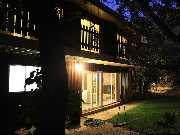 Rear of property
