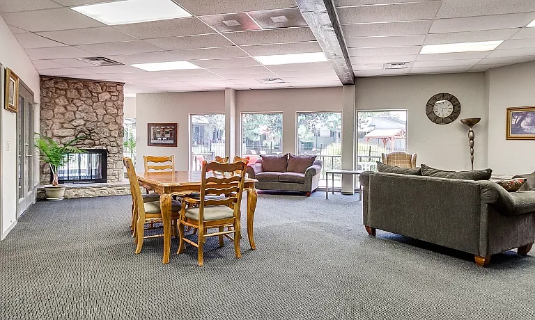 Interior of Clubhouse. *all rights reserved to Hefner Village Townhomes.