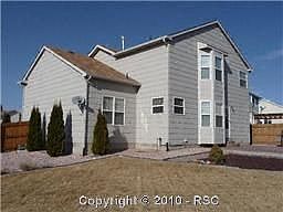 View of privacy-fenced rear yard 