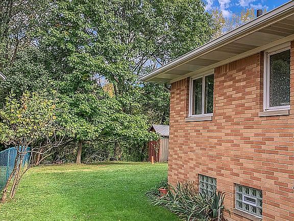 from patio to backyard
