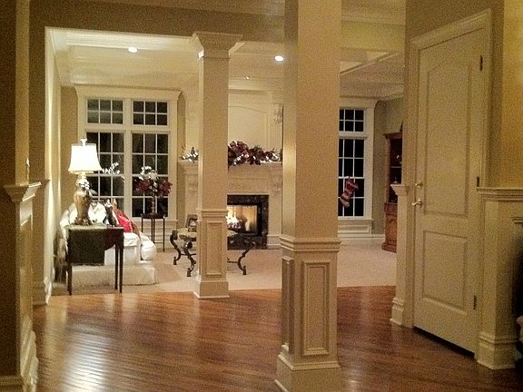 Nighttime view of Livingroom