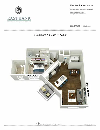 Floor plan Huffman 1.1