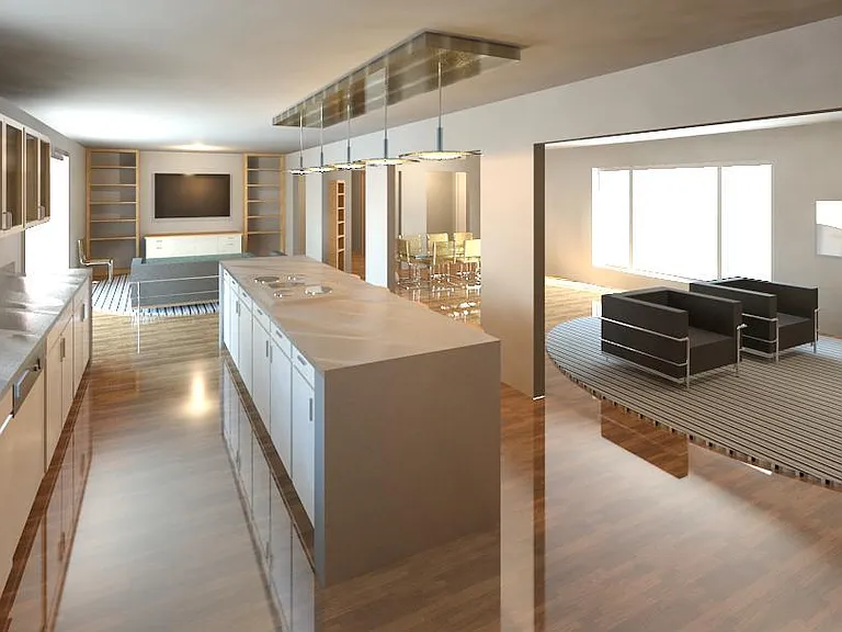 Kitchen/Living Rm