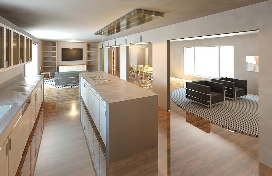 Kitchen/Living Rm