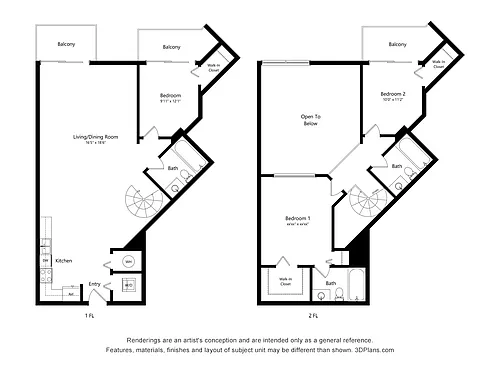 Floor plan LOFT C