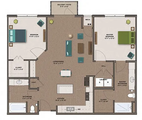Floor plan TESLA