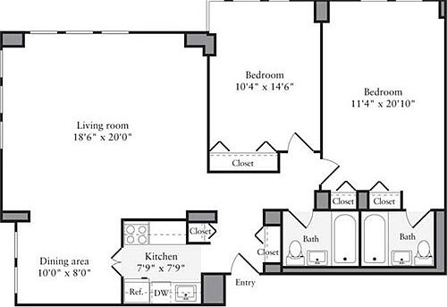 2nd image of 730 Columbus Ave #2D