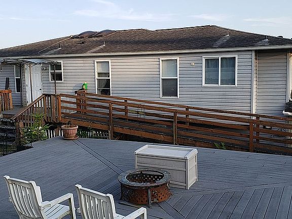 Back of house, wheelchair ramp