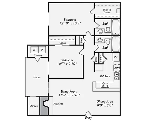 Floor plan 996