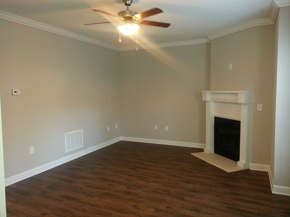 Living room with gas fireplace