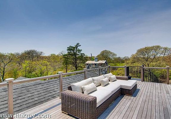 from the expansive roof deck.