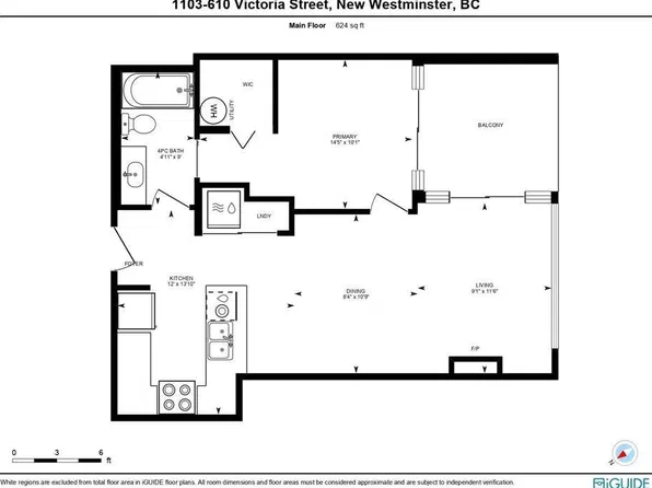 610 Victoria St #1203, New Westminster, BC V3M 0A5