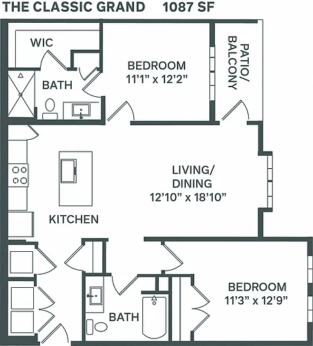 Floor plan Classic Grand B1a