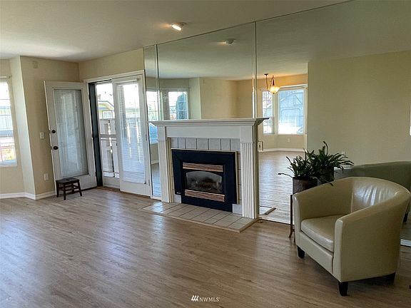Living room has access to patio 