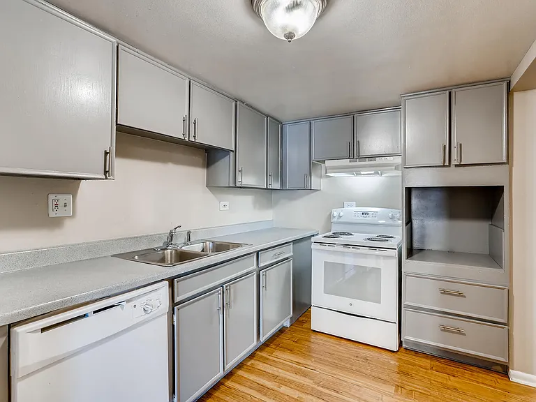 A Standard Kitchen at Mondrian Colorado Apartments