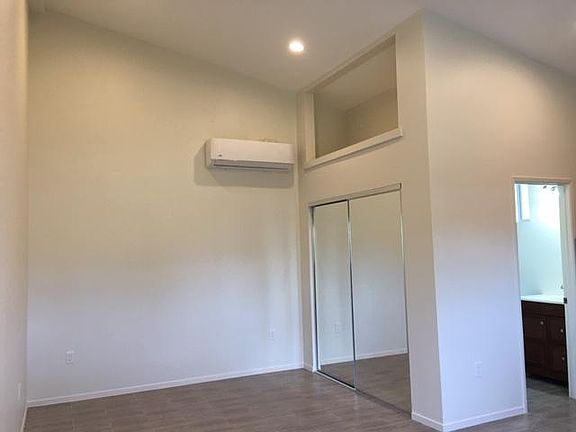 Split AC/Heating Unit and large storage space.