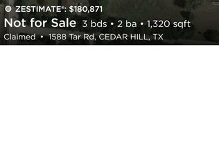 1588 Tar Rd, Cedar Hill, TX 75104