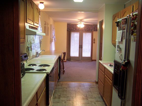 Galley Kitchen and Dining Area