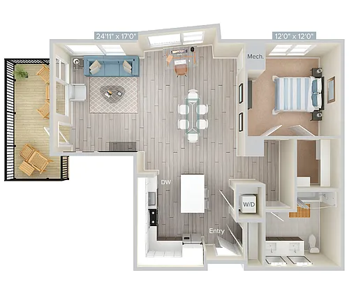 Floor plan A6-989-1038