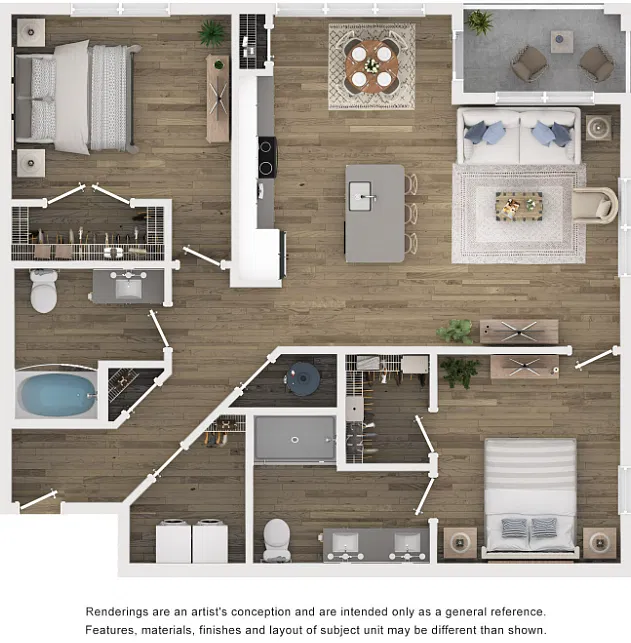 Floor plan B2m1